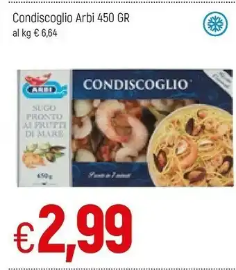 Famila Arbi - Condiscoglio Sugo Pronto Ai Frutti Di Mare 450 G(ml) offerta