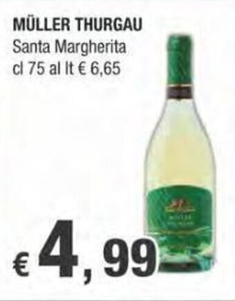 Crai MÜLLER THURGAU Santa Margherita cl 75 offerta