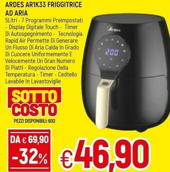 Famila Ardes Friggitrice offerta