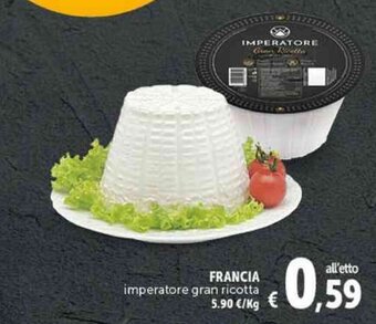 Deco Supermercati FRANCIA imperatore gran ricotta offerta