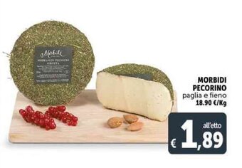 Deco Supermercati MORBIDI PECORINO paglia e fieno offerta