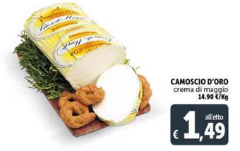 Deco Supermercati CAMOSCIO D'ORO crema di maggio offerta