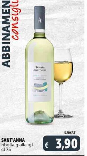 SANT'ANNA ribolla gialla igt cl 75