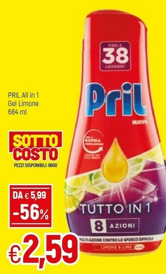 Famila Pril Detersivo lavastoviglie offerta