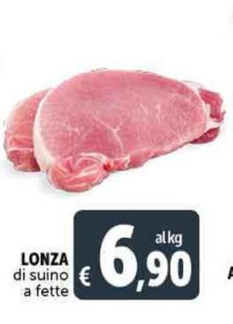 Deco Supermercati LONZA di suino a fette offerta