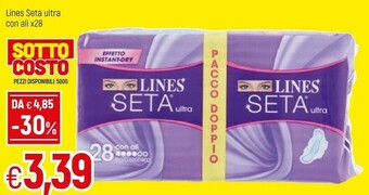 Famila Lines Assorbenti lines offerta