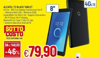 Famila Alcatel Smartphone android offerta
