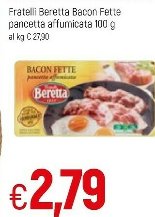 Famila Beretta Pancetta offerta