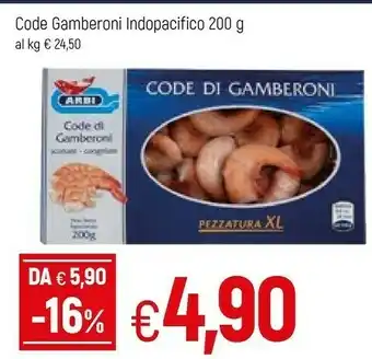 Famila Arbi Gamberi offerta