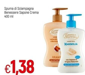 Famila Spuma di Sciampagna Sapone liquido offerta