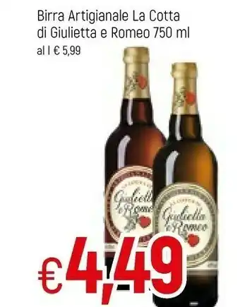 Famila La cotta Birra offerta