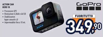 Unieuro GoPro ACTION CAM HERO 10 offerta