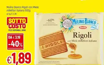 Famila Miele Biscotti Mulino bianco offerta