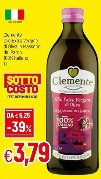 Famila Clemente Olio extravergine di oliva offerta