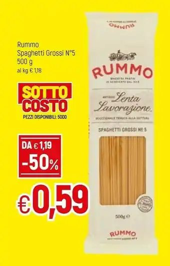 Famila Rummo Pasta di semola offerta