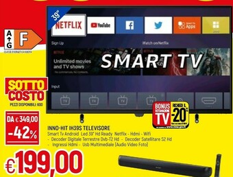 Sharp Inno-hit Ih39s Televisore