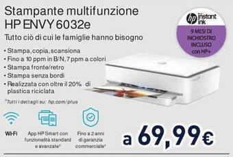 Unieuro Stampante multifunzione con serbatoio Hp Smart Tank 5106 offerta