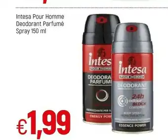 Famila Superstore Intesa Pour Homme Deodorant Parfumé Spray 150 Ml offerta