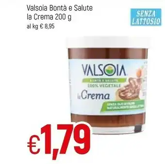Valsoia Bonta E Salute La Crema
