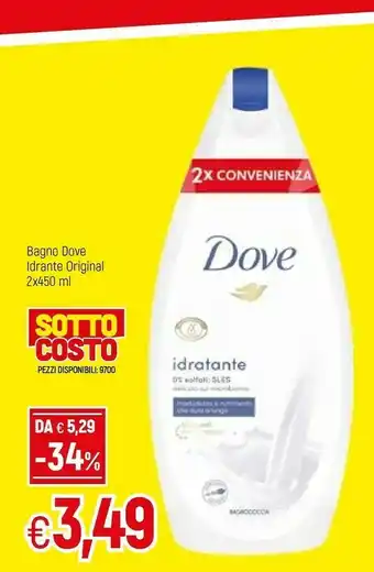 Famila Superstore Dove Bagno Idratante Original offerta