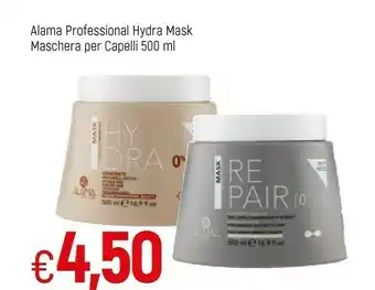 Famila Superstore Alama Professional Hydra Mask Maschera Per Capelli 500 Ml offerta