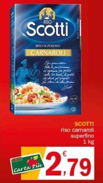 Crai SCOTTI riso carnaroli superfino 1 kg offerta