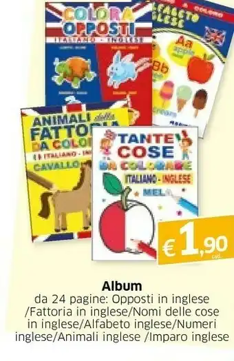 Famila Superstore Album Fattoria In Inglese offerta