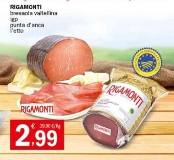 Crai RIGAMONTI bresaola valtellina igp punta d'anca l'etto offerta