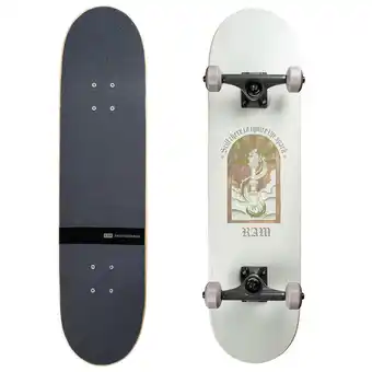 Skateboard tavola completa ram 31 x 7.75 abec 11 ligat bianco - oro