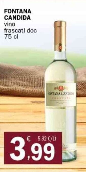 Crai FONTANA CANDIDA vino frascati doc 75 cl offerta