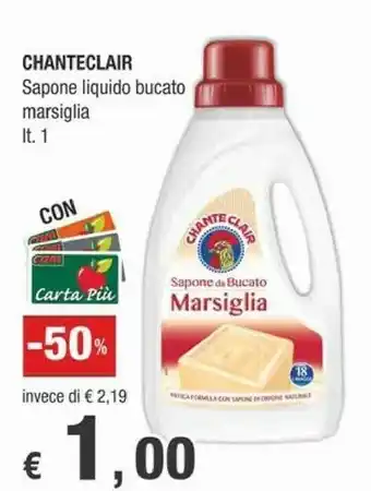 Crai Chanteclair Sapone Liquido Bucato Marsiglia offerta