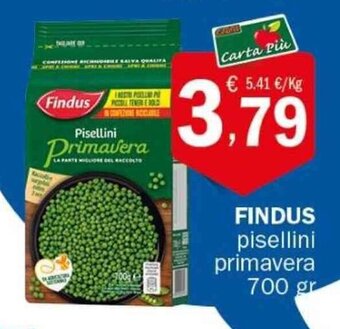 Crai FINDUS pisellini primavera 700 gr offerta