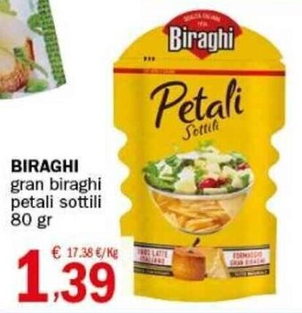 Crai BIRAGHI gran biraghi petali sottili 80 gr offerta