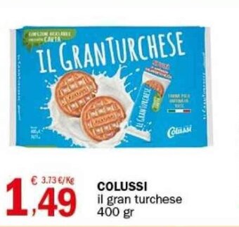 Crai COLUSSI il gran turchese 400 gr offerta