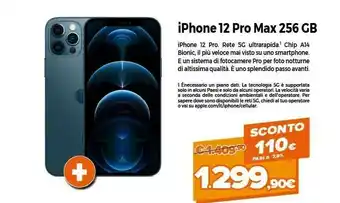 Expert Apple Iphone 12 Pro Max 256 GB offerta
