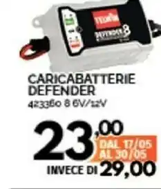 Defender Caricabatterie