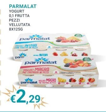 Eté PARMALAT YOGURT 0,1 FRUTTA PEZZI VELLUTATA 8X125G offerta