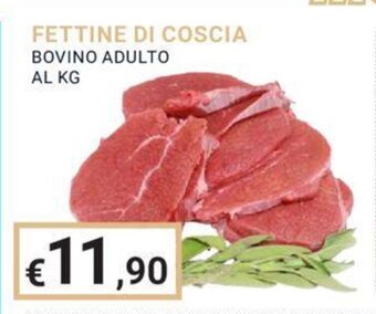 Eté FETTINE DI COSCIA BOVINO ADULTO AL KG offerta