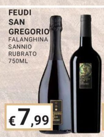 Eté FEUDI SAN GREGORIO FALANGHINA SANNIO RUBRATO 750ML offerta