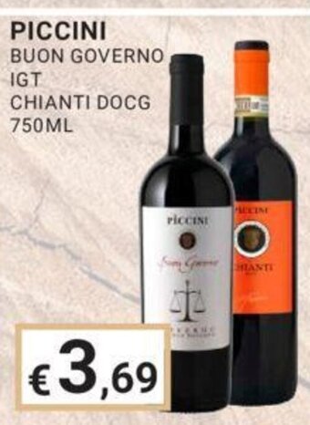 PICCINI BUON GOVERNO IGT CHIANTI DOCG 750ML