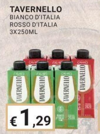 TAVERNELLO BIANCO D'ITALIA ROSSO D'ITALIA 3X250ML