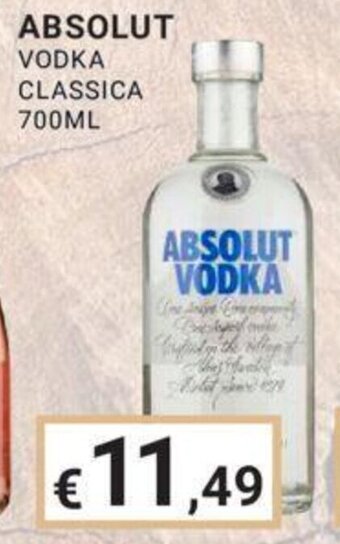 ABSOLUT VODKA CLASSICA 700ML