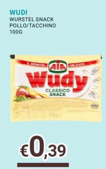 Eté WUDI WURSTEL SNACK POLLO/TACCHINO 100G offerta