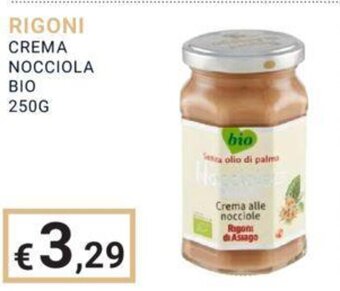 Eté RIGONI CREMA NOCCIOLA BIO 250G offerta