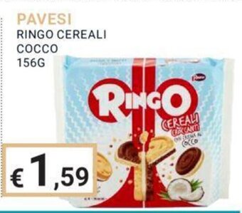 Eté PAVESI RINGO CEREALI COCCO 156G offerta