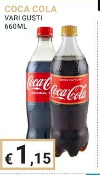 Eté COCA COLA VARI GUSTI 660ML offerta