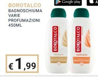 Eté BOROTALCO BAGNOSCHIUMA VARIE PROFUMAZIONI 450ML offerta