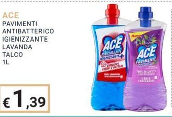 Eté ACE PAVIMENTI ANTIBATTERICO IGIENIZZANTE LAVANDA TALCO 1L offerta
