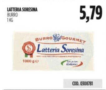 Carico Cash & Carry LATTERIA SORESINA BURRO 1 KG offerta