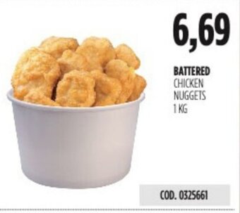 BATTERED CHICKEN NUGGETS 1 KG